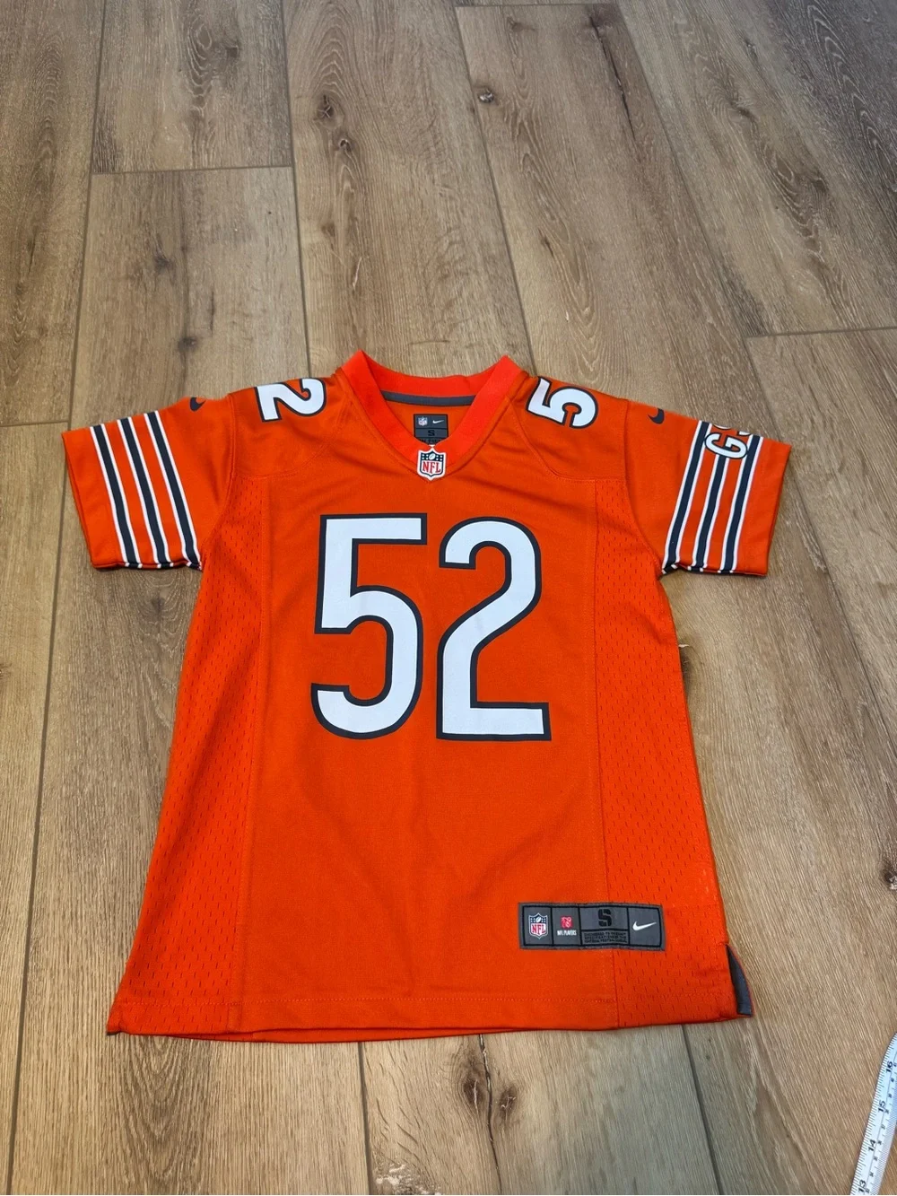 Chicago Bears Khalil Mack #52 alternate orange Nike jersey Youth size Small